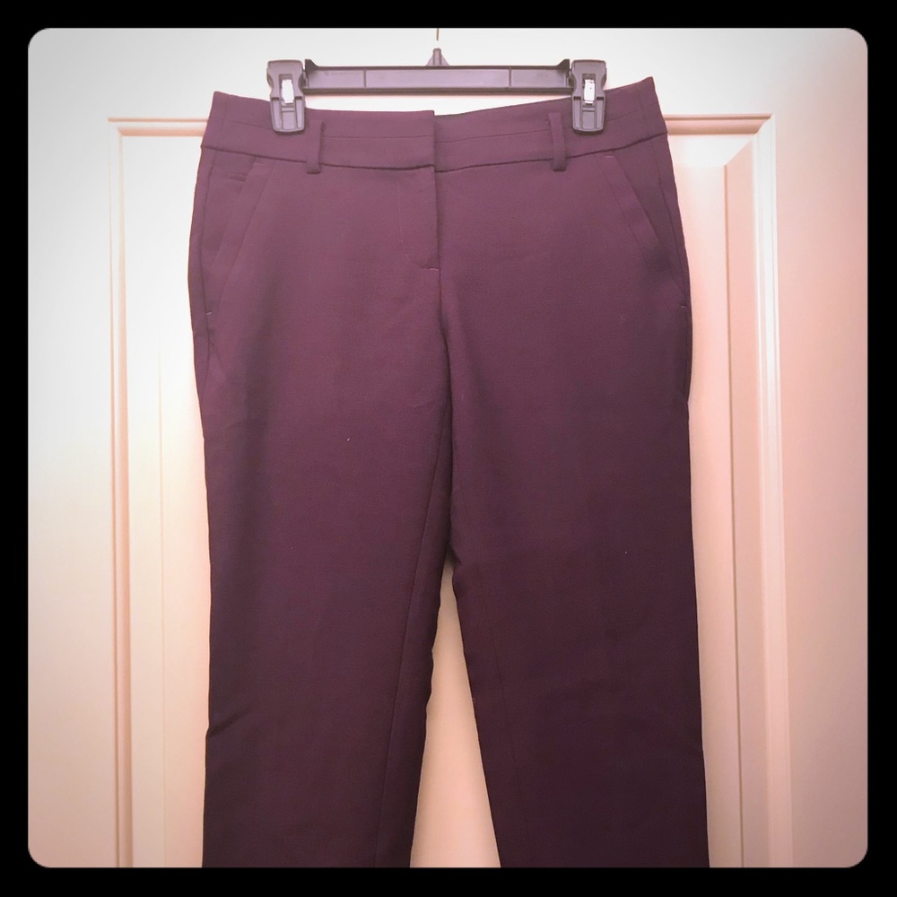 Ann Taylor Loft Marisa Garnet Pants. 4 Petite